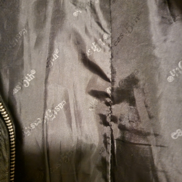Women's Black Leather Jacket with Zipper. East5th. Small. New condition. - Picture 9 of 9